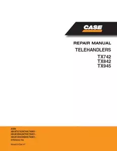CASE TX742,TX842,TX945 SOLLEVATORI TELESCOPICI MANUALE DI SERVIZIO - Foto 1 di 1