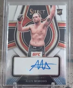 2022 Select UFC Alex Morono "The Great White" Rookie Card Autograph Auto RC 🔥🔥 - Picture 1 of 2