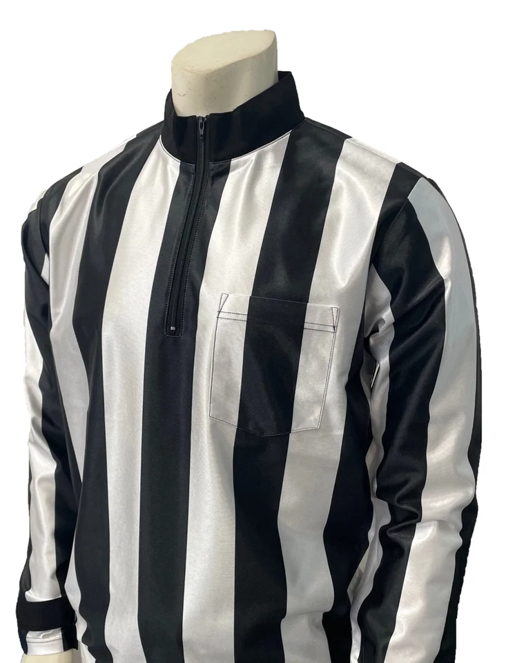 Smitty FBS-127 2 1/4" Stripe Water Resistant Single Layer Football Referee Shirt