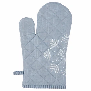 WINTER WISHES Ofenhandschuh, Backhandschuh Clayre & Eef | Schneeflocke - Bild 1 von 2