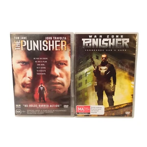 The Punisher 1 2 (DVD 2004) Action Crime Drama FBI Vigilante Family Gang R4 VGC - Picture 1 of 18