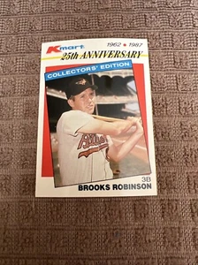 BALTIMORE ORIOLES BROOKS ROBINSON 1987 TOPPS BASEBALL MVP CARD NM #9 VERY NICE - Picture 1 of 2
