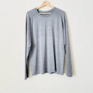 Lululemon Hombre XL Metal Vent Tech 2.0 Camisa Manga Larga en Gris - Imagen 1 de 5