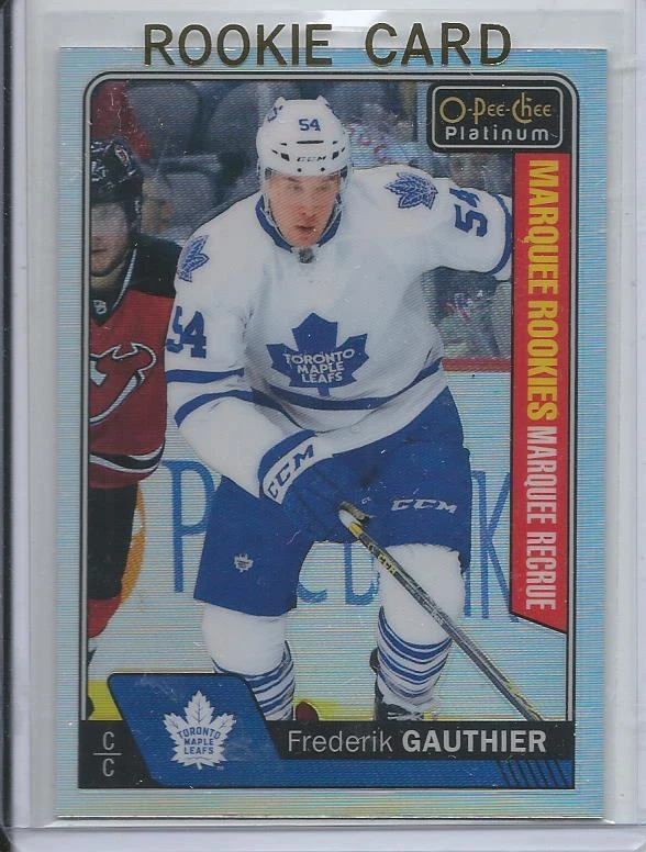 2016-17 OPC O-Pee-Chee Platinum Frederik Gauthier Marquee Rookie Card RC #162 - Image 1 of 1