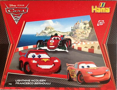 Hama GP 7938 Disney Cars 2 - Lightning McQueen- midi Bügelperlen Stiftplatte