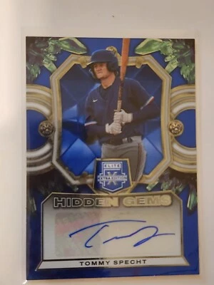 Tommy Specht - Hidden Gems Auto - 2023 Panini Elite Extra Edition - Image 1 of 2