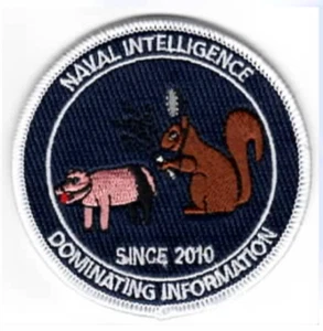 3" NAVY INTELLIGENCE DOMINATING INFORMATION 2010 MILITARY EMBROIDERED PATCH - Picture 1 of 1