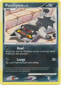 2x (pok-PL-086) Poochyena (C) Pokemon Platinum Base Set Card # 86 - Picture 1 of 1