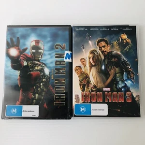 IRON MAN ( 2 movie collection 2+3) DVD R4 Like New - Picture 1 of 4