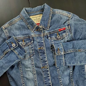 GUESS Youth Large (14) Denim Jean Jacket Medium Wash - Picture 1 of 16