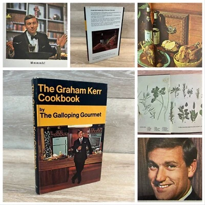 Graham Kerr 60s Cookbook The Galloping Gourmet Vintage HC DJ 1969 Recipes GOOD Foto 1 de 4