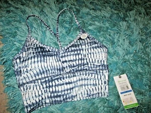 NWT WOMEN'S XS GAIAM SPORTS BAR OM-DRI MARITIME BLUE - Picture 1 of 2
