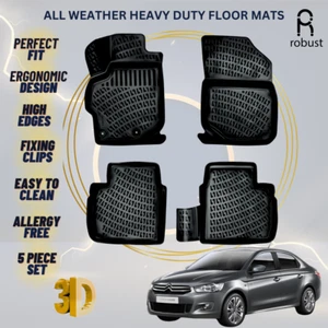 Floor Mats Liners For Citroen C-Elysee 2012-2024 All Weather Heavy Duty Car Rug - Picture 1 of 9