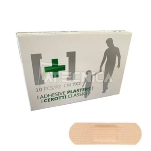 Cerotti medi confezione 10pz traspiranti colore neutro misura 20x70mm - Imagen 1 de 1