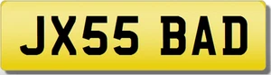 JX JXS BADBOY privates geschätztes Kennzeichen - Bild 1 von 1