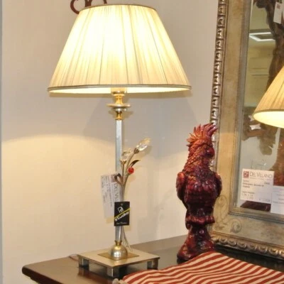 Lampada in metallo con strass - Immagine 1 di 2