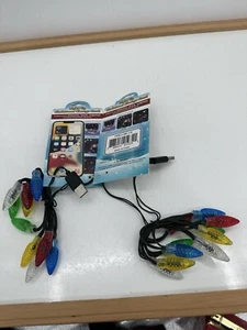 Christmas LED Lights Christmas USB Charger Cable Cord iPad iPhone AirPod X 2 - Picture 1 of 5
