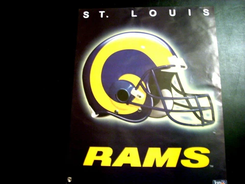 ST. LOUIS RAMS Helmet NFL Football 16x20 Poster Cover