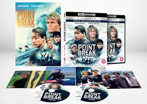 POINT BREAK (Patrick Swayze Keanu Reeves) Collector's Edition 4k Ultra HD - Picture 1 of 3