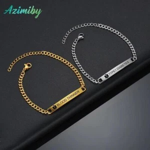 Azimiby Type 1 Diabetes Medical Alert Id Bracelets for Men Woman Adjustable - Picture 1 of 20