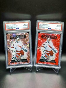 Pyotr Kochetkov 2022-23 Upper Deck Series 2 Dazzlers Pink & Red #DZ-95 RC PSA 10