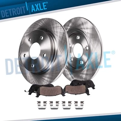 REAR Disc Rotors + Ceramic Brake Pads for Hyundai Santa Fe Sport Kia Sorento - Image 1 of 4