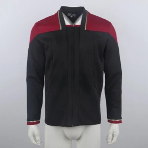 Für Picard 3 Admiral Captain Riker rote Jacke Sternenflotte Uniform Hemden Kostüme - Bild 1 von 12