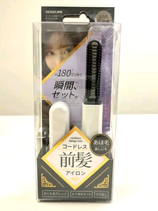 Koizumi Inalámbrico Bangs Hierro Cepillo Plancha KHR-6420 USB Carga Tipo-C 180°C Blanco - Imagen 1 de 24