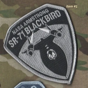 LOCKHEED-MARTIN SKUNK WORKS SR-71 BLACKBIRD NASA RESEARCH PLANE vêlkrö INSIGNIA - Picture 1 of 12