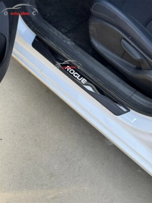 Accesorios de coche para NISSANRogue 2008-2025 umbral de puerta protector de placa de desgaste juego de 4 piezas Foto 1 de 4