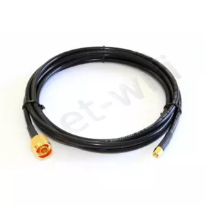 10m RF-240 cavo prolunga antenna wifi RP-SMA maschio N-Maschio wifi - Foto 1 di 3