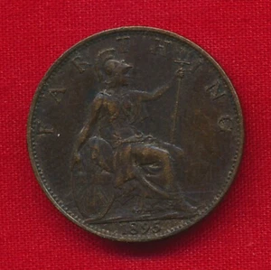 Great Britain 1895 FARTHING (Bronze) - Picture 1 of 2