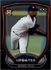 2015 Bowman Chrome Bowman Scouts Update #BSUMF Michael Feliz - NM-MT