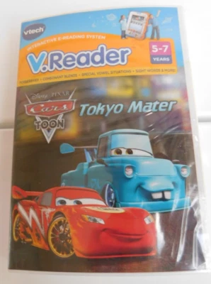VTech V Reader Disney Pixar CARS  TOKYO MATER 2010 New Factory Sealed Free Ship - Image 1 of 4