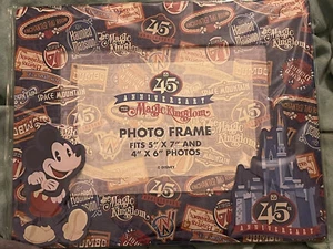 WDW Magic Kingdom 45th Anniversary Picture Frame, Disney Parks, New In Package - Photo 1/1