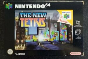 Le nouveau Tetris Nintendo 64 N64 PAL dans sa boîte avec manuel CIB TRÈS BON ÉTAT GWO frais de port gratuits au Royaume-Uni