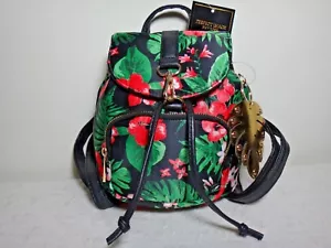 Nueva con etiquetas Mochila Floral Tropical Nueva York Prefect Image, Negra Multi - Imagen 1 de 7