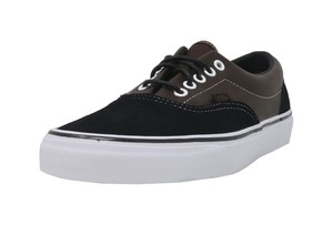vans era black brown
