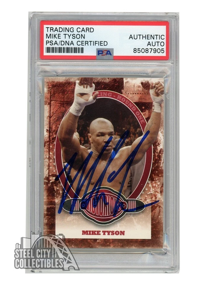 Mike Tyson 2010 Sport Kings Ringside Victorious Red Autograph Card #83 PSA/DNA - Image 1 of 1