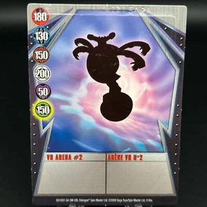Bakugan VR ARENA #2 Metal Gate Card SILVER 2009 BA1002-GA-SM-GBL 2/48a IMPRINTED - Imagen 1 de 8