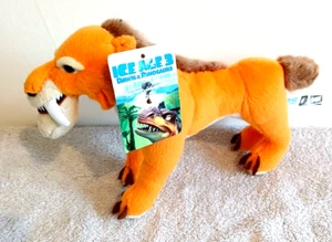Ice Age 3 Dawn Of The Dinosaurs Diego Sabre Tooth Tiger Soft Toy 2008 Tagged - Picture 1 of 2