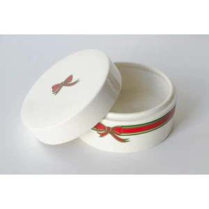 Cinta de porcelana inglesa Royal Doulton vintage redonda caja baratija presentación - Imagen 1 de 4