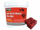 Pest-Stop  Super Rat & Mouse Killer MAX Wax Blocks