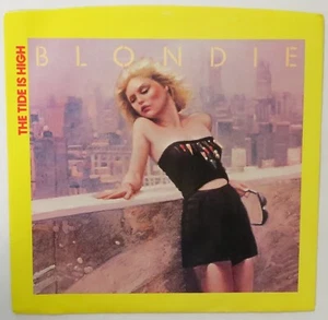 BLONDIE The Tide Is High CHRYSALIS 45 Promo mono / stereo NM pic sleeve and 7” - Picture 1 of 4