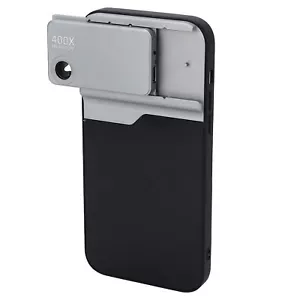 400X Phone Microscope, Mini Pocket Phone Microscope Lens with LED Light, Port... - Picture 1 of 9