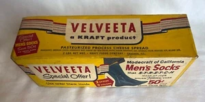 Caja de queso Kraft Velveeta vintage años 60 - Imagen 1 de 1