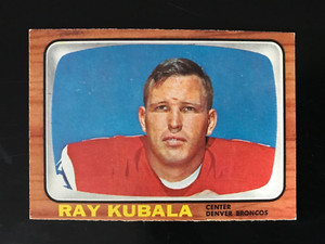 1966 Topps Ray Kubala #39 Denver Broncos NM