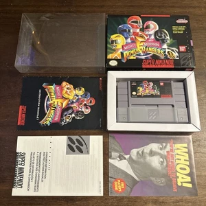 Mighty Morphin Power Rangers (Super Nintendo SNES) Complete - Tested - Authentic - Picture 1 of 14