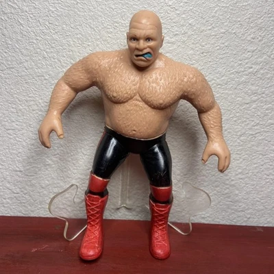 Figura de lucha libre vintage 1986 LJN WWF George The Animal Steele Titan Sports WWE Foto 1 de 4