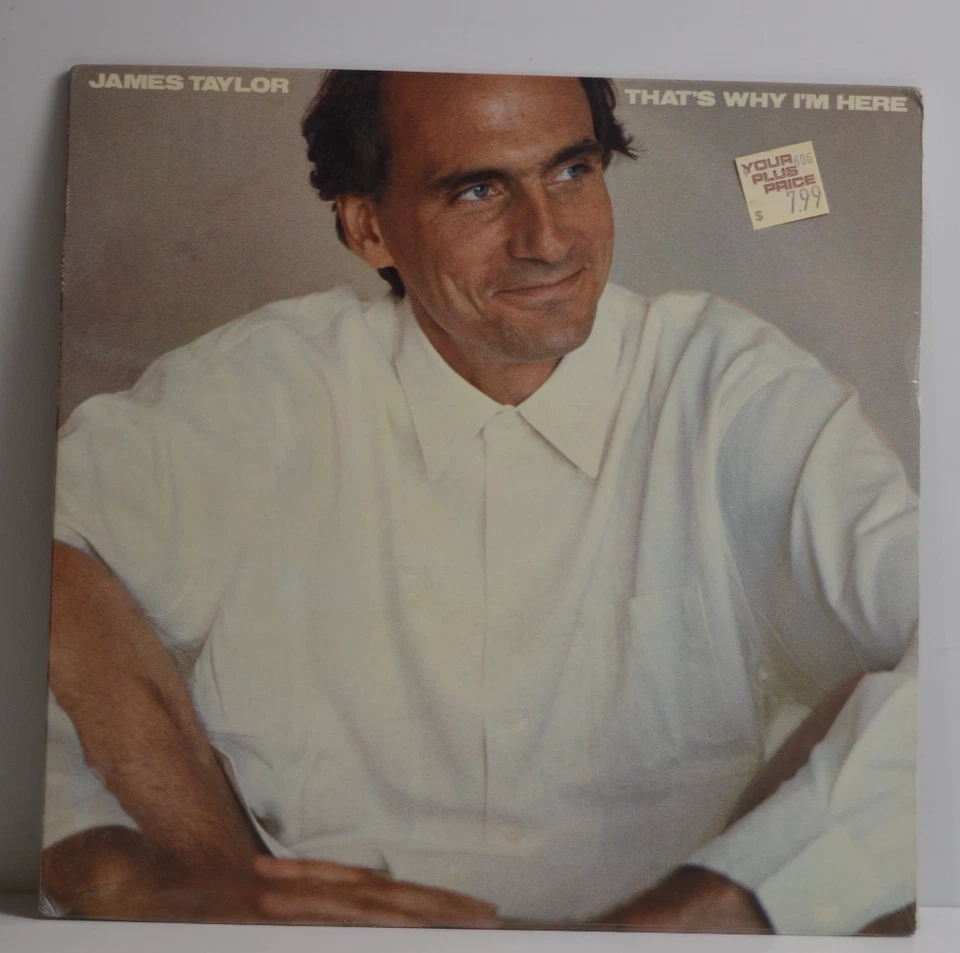 James Taylor Vinyl LP Records Thats Why Im Here 85 Never Die Young 88